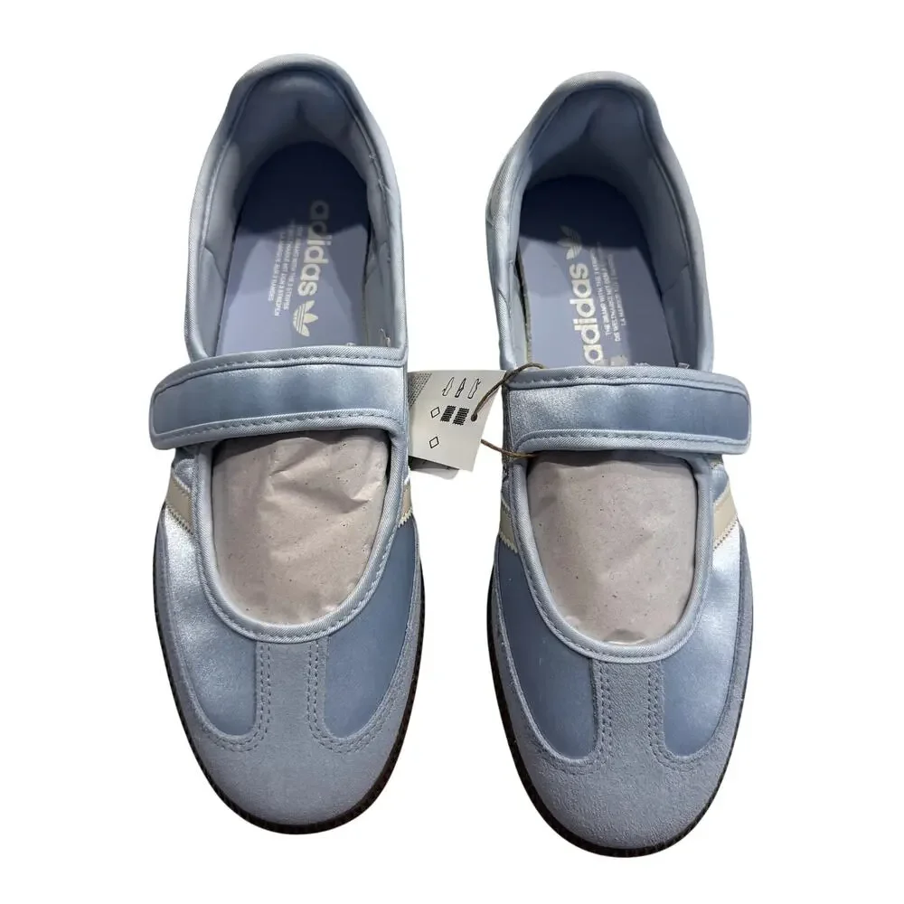 Adidas Women's Originals Samba Jane in Crystal Sky/Cream/Gum, Size 10